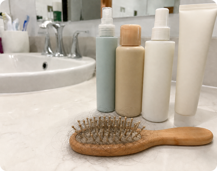 Castor oil and rosemary oil not addressing the root cause of hair loss